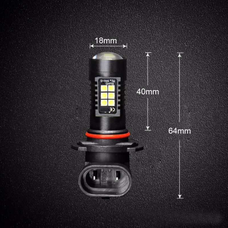 2x Canbus H8 3030 21Smd Led Drl Daytime Running Fog Light Bulbs For Skoda Superb