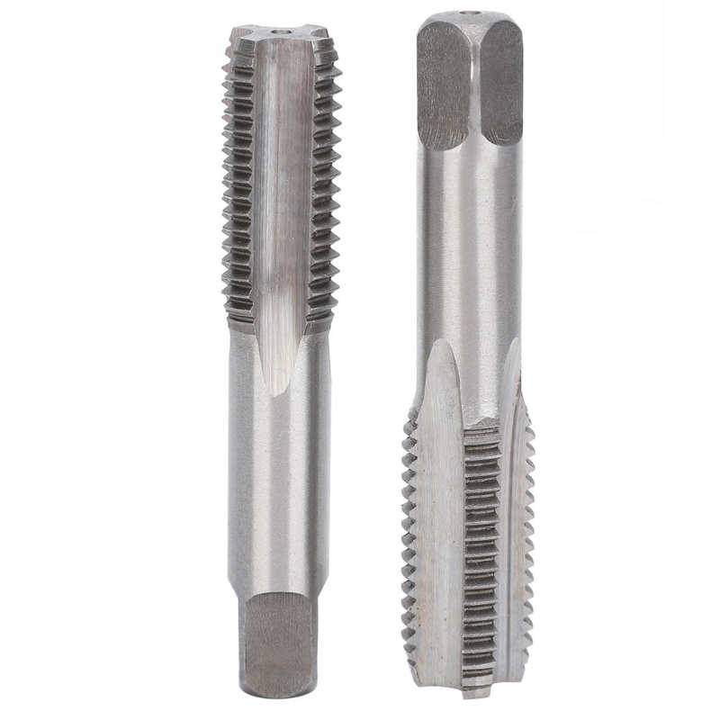 10pcs M16 Hand Screw Tap Alloy Tool Steel High Hardness Straight Flute Tapping Drilling Tools Hand Threading Tap