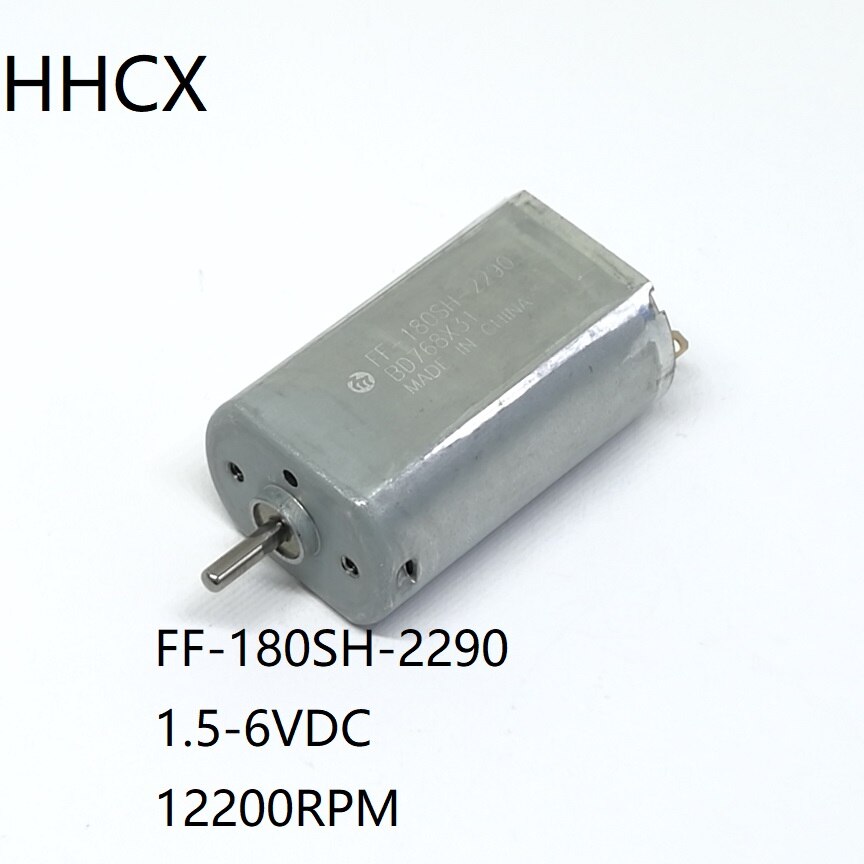 1 stk dc motor ff -180sh-2290 1.5-6 vdc motor til elektrisk tannbørste/elektrisk hårklipper/elektrisk barbermaskin 180