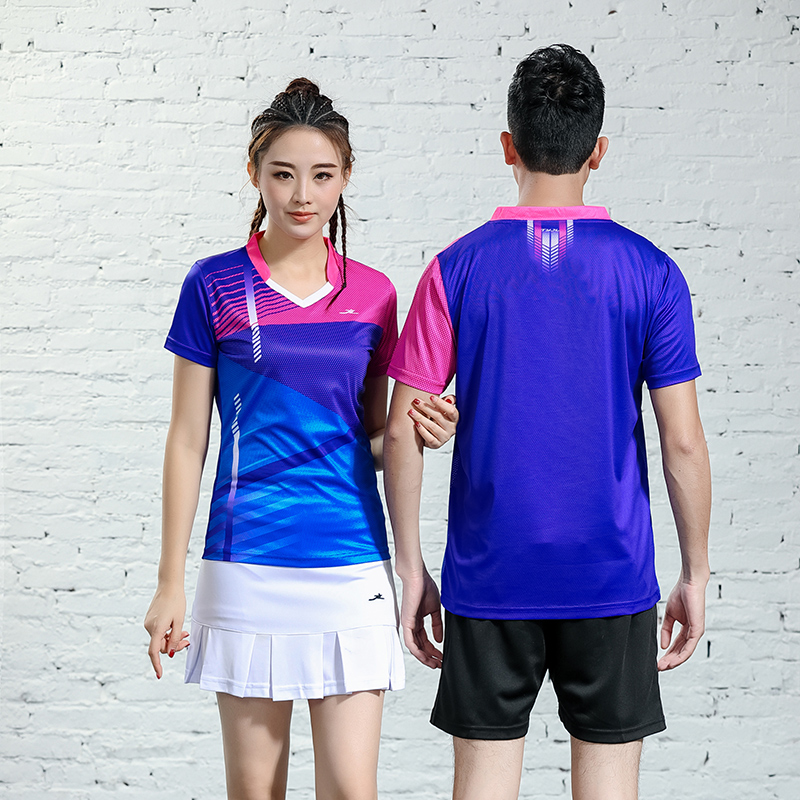 Szybkoschnące ubrania robić badmintona męskie, damskie sportowe zestawy robić badmintona, koszulki tenisowe, spódniczki robić badmintona, zestawy tenisowe, stroje robić badmintona 2618