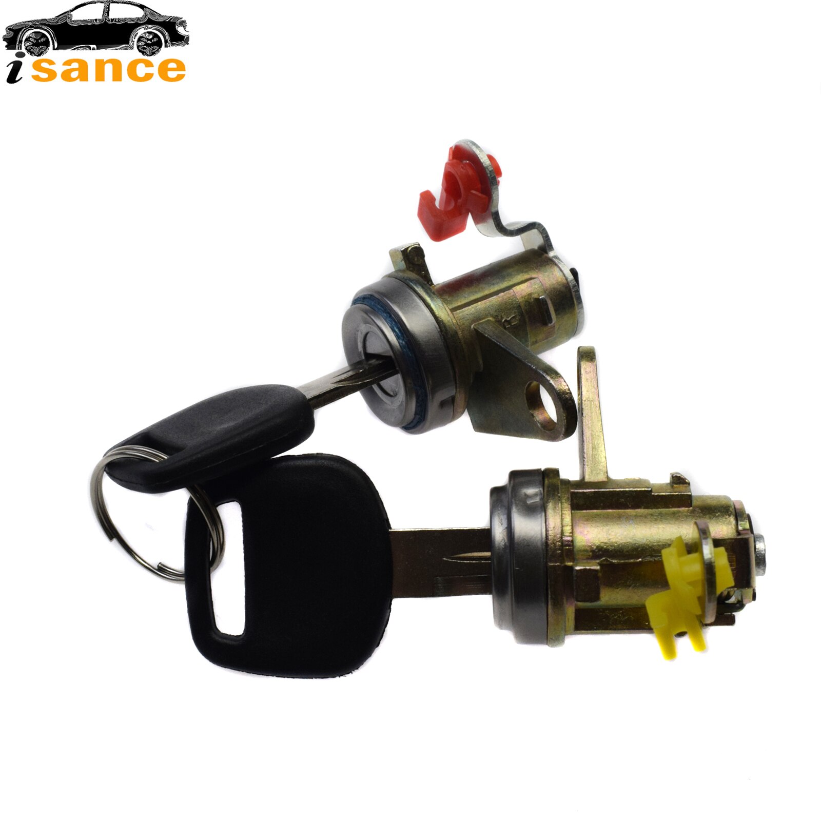 Deurslot Cilinder Sleutels Set Voor Toyota Corolla &amp; Geo Prizm 1.8L 1993 1994 1995 1996 1997 69051-12360 69052-12360 69051-12340