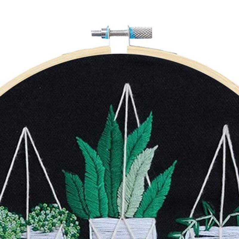 Embroidery Starter Kit with Pattern, Cross Stitch Kit Including Stamped Embroidery Cloth with Pattern