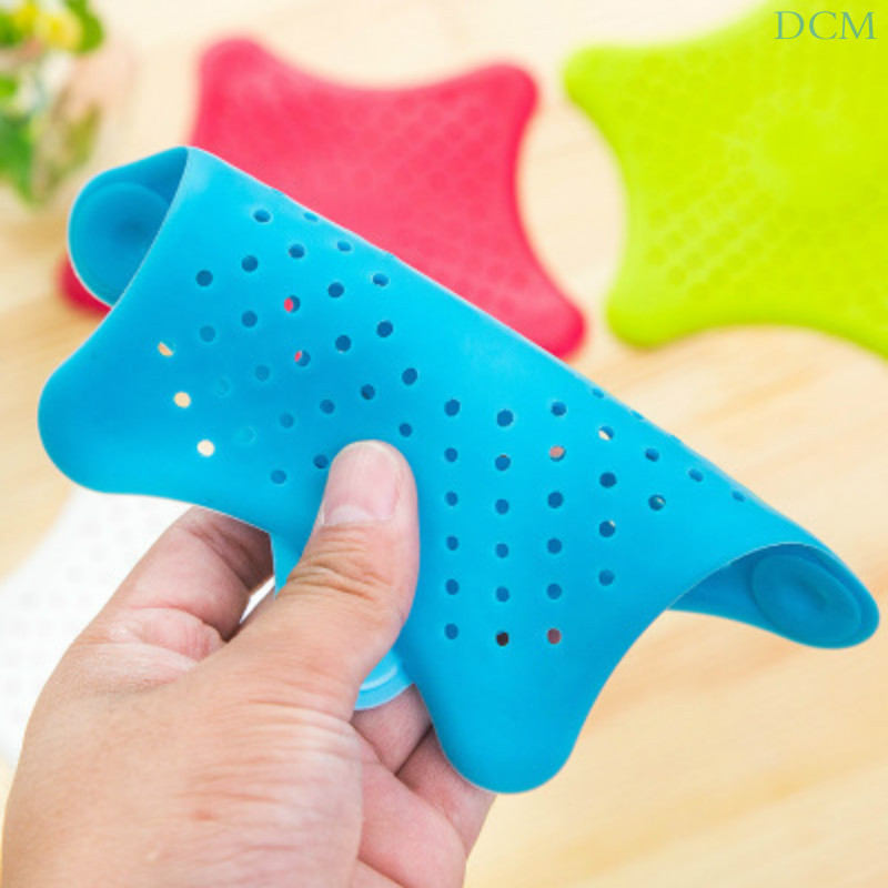 DCM 1pcs Sink Strainer Kitchen Shower Hair Filter Simple and Easy to Use Insulate Hair and Other Small Debris@03