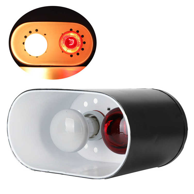 Lampada lucertola serpente calore calcio lampadina rettile lampadina rettile animale domestico doppia luce illuminazione controllo della temperatura