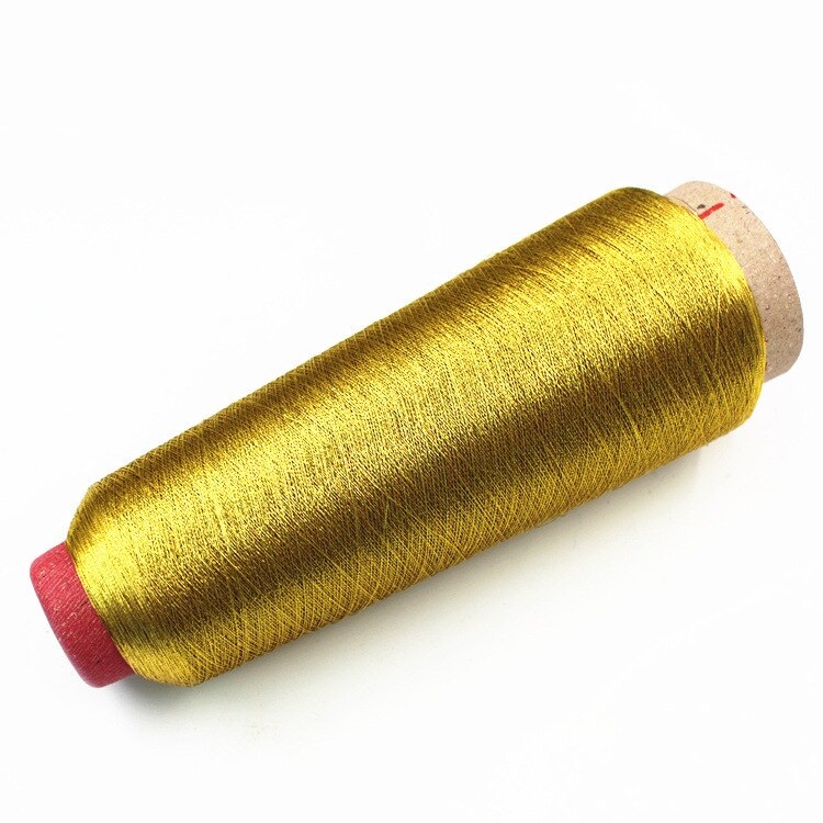 3000m /  volumen håndlavet lys silke guldtråd sølvtråd computer broderi krydssting silketråd diy syning vævet linje: Guld