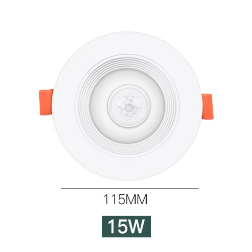 PIR Motion Sensor LED Night Lamp 5W 10W 15W 20W Home Round Downlight 110V 220V Spotlight for Kitchen Bedroom Indoor Night Light