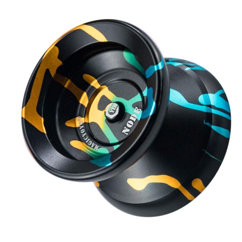 MAGICYOYO Unresponsive Yoyo,Y01 Node Yo-Yo Alloy Metal Yoyo KK Ball Bearing YoYo for Advanced Player+Bag+5 Yo-Yo Strings