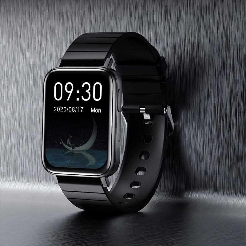 LEMFO T10 Smartwatch - 1.65" Display - Bluetooth 5.0 - Heart Rate & Blood Pressure Monitor - Music Control