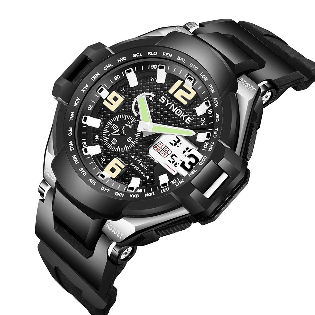 Digital Watch Men's Electronic Watch Sports Watch Multi-function LED Watch Sports Watch Watch ЧасыМужские: Default Title