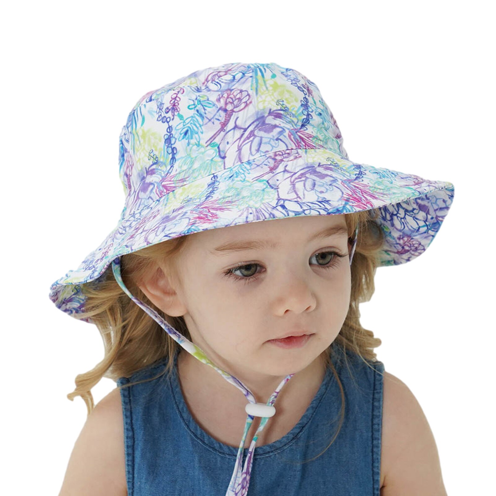 Gorro de sol transpirable para hombre y mujer, gorro de lavabo, bonito gorro de playa para niño, protección solar, ala ancha, de verano: A / XS