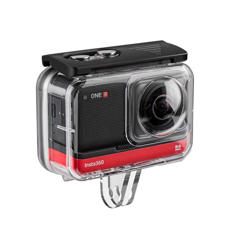45M unter Wasser wasserdicht Schutz Gehäuse Fall Pro Insta360 eins R 360 Auflage Kamera montieren Zubehör schwebend Hand Griff
