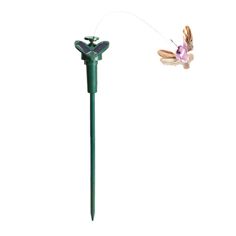 RCtown Funny Solar Toys Flying Fluttering Hummingbird Flying Powered Birds Random Color For Garden Decoration zk15