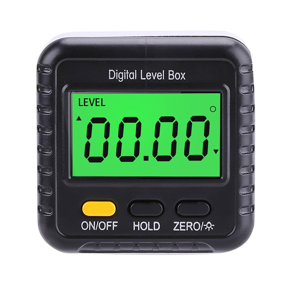 Electronic Digital Angle Protractor Magnetic Inclinometer Level Box Gauge Angle Meter Finder Base Measuring Tools: No-spirit Bubble