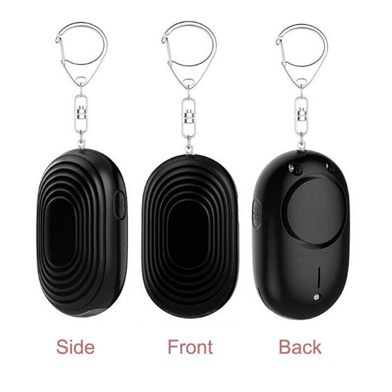 Persoonlijk alarm mini formaat sleutelhanger alarm 130db geluiden draagbare beveiliging mooi uitziende sleutelhanger alarm sleutelhanger
