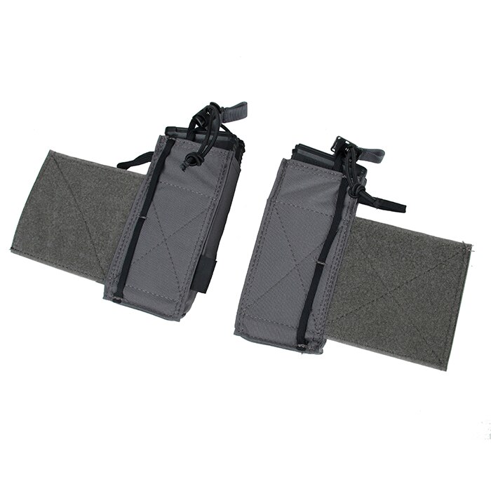 TMC SS Micro Chest Rig Radio Side Pouch Set Expander Wings Wolf Grey(SKU051543)