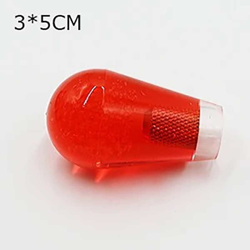 1 Uds. Mango de estilo americano Arcade Joytsick Crystal Topball cabeza de bola ovalada uso para ZIPPY/SANWA/SEIMIT Aecade Game Stick Top Ball: Rojo