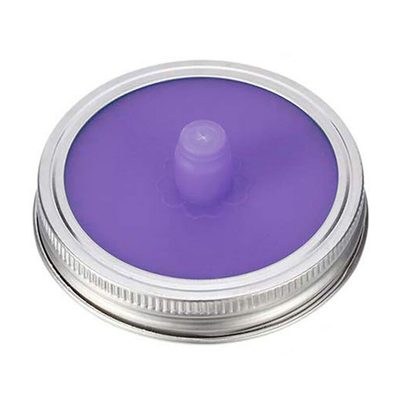 Brede Mond Mason Pot Deksels Siliconen Deksels Met Verzegelde Ring Waterloze Luchtsluis Gisting Deksels Voor Zuurkool Kimchi Pickles: Z