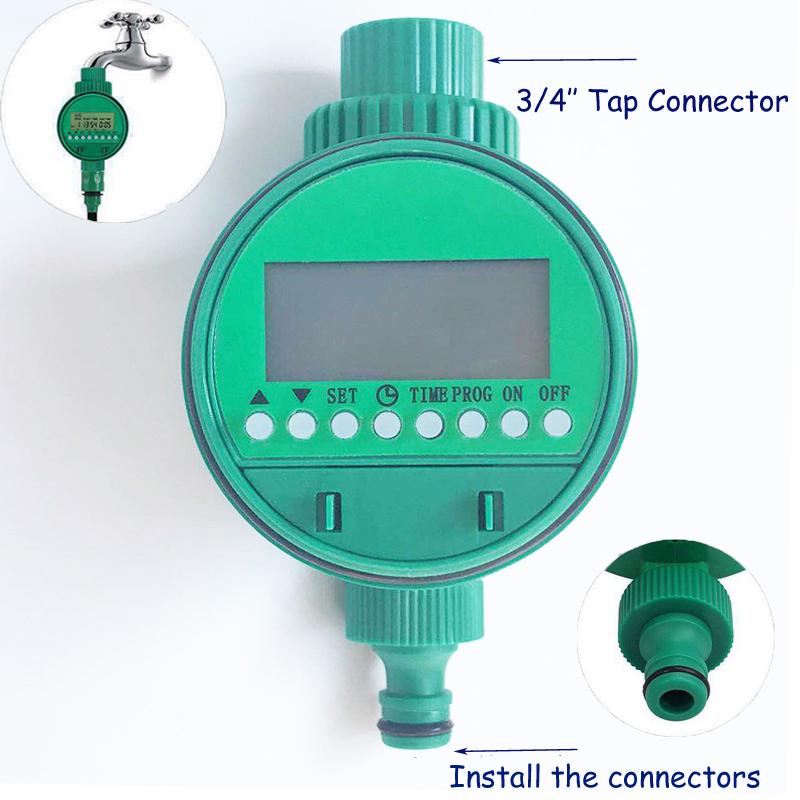 Digital Water Timer Automatic Watering Timer Electronic Garden Irrigation Controller Water Proof