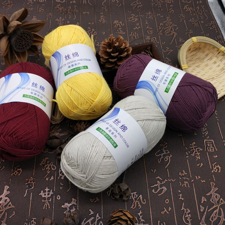 400G/8 Ball Dikke Wol Katoenen Draden Haak Garen Voor Hand Breien Geverfd Baby Regenboog Deken Trui hoeden Breien Garen