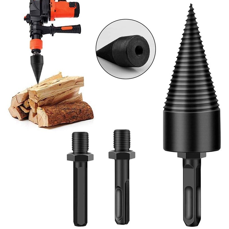 Detachable Wood Distributor Bit, Wooden Distributor Bit, Heavy Duty Drill Taper Screwdriver