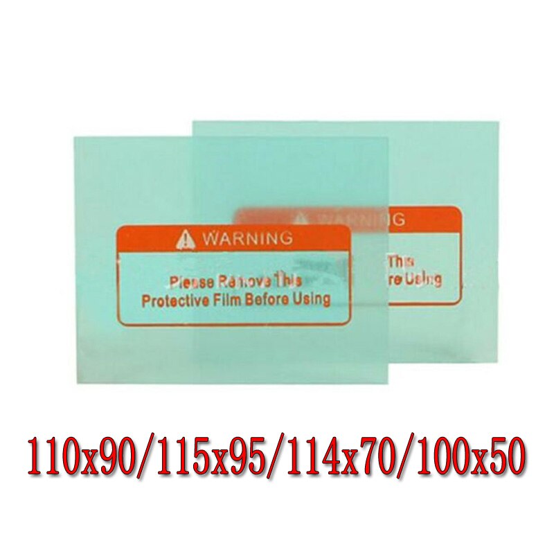10Pcs Clear Lassen Cover Lens Bescherming Plaat Transparant Lashelm Masker Lens Beschermende Apparatuur Solderen Supplies