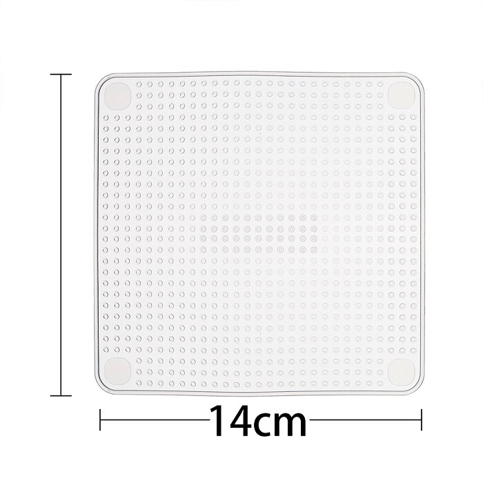 Transhome-envoltura de silicona reutilizable para alimentos, envoltura elástica para mantener la comida fresca, utensilios de cocina, Saran: 14X14cm