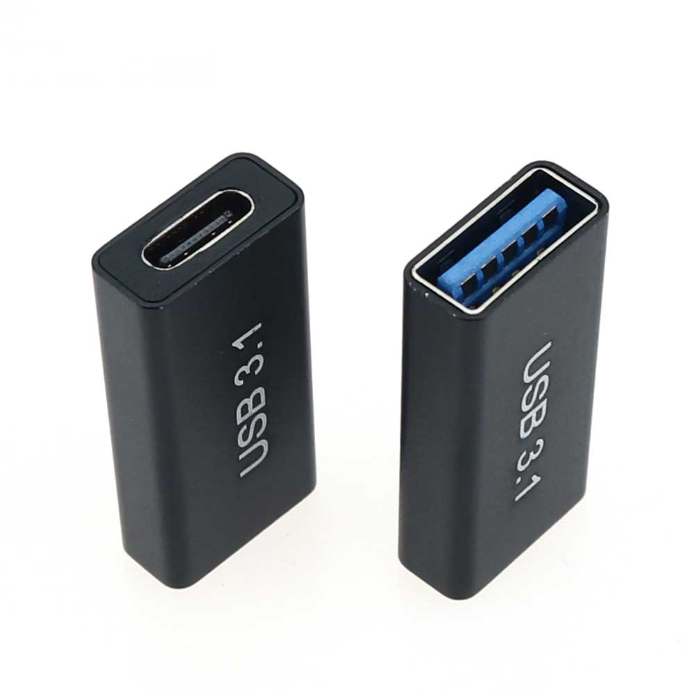 Cltgxdd 1 stk usb 3.0 kobler hun til usb type c hun adapter super hastighed usb 3.0 type-c forlænger konverter