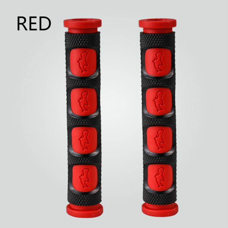 Blødt skridsikkert bremsehåndtag silikone ærme motorcykel cykel beskyttelsesdæksel tilbehør boutique beskyttelsesudstyr: Rød