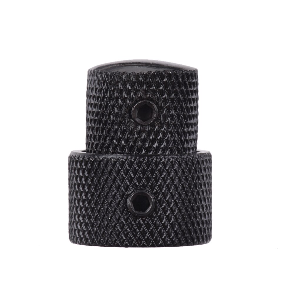 2 Sets Dual Concentric Stacked Control Knobs for Electric Bass Guitars Dual Concentric Knobs Gold / Sliver / Black Color