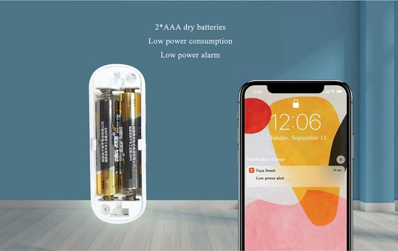 Tuya Zigbee Smart Wiff Vibration Sensor Home Security System Smart Detection Alarm Work With Alexa Google Home Smartlife APP