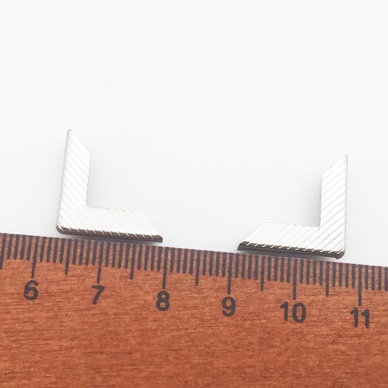 Coins métalliques argentés pour livres, Scrapbooking, Albums photos, Menus, protecteurs de coins, artisanat en métal, ornement, bricolage, 50 pièces