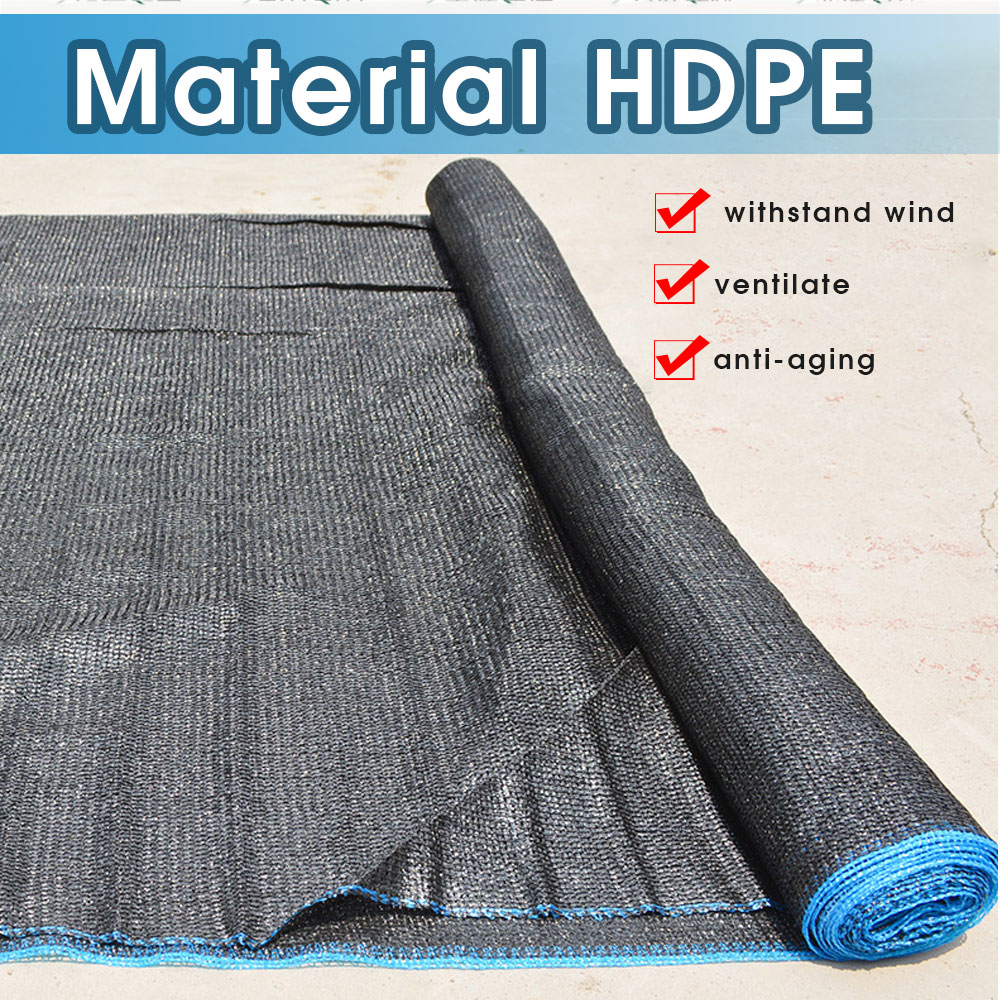 Gewächshaus Sonnenschutz Netz HDPE Schatten Stoff für Gartenzaun Ansicht Brise Bauernhof Pflanzen Abdeckung Schatten Membran draussen Schattierung Segel