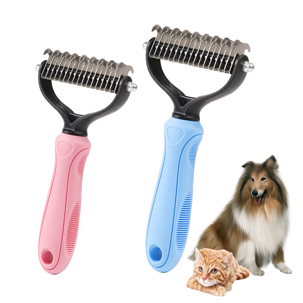 Huisdieren vacht knoop snijder borstel voor honden trimkam stalen haar kam hondenhaar borstel kattenkam huisdier haar verwijderaar voor dierenbenodigdheden