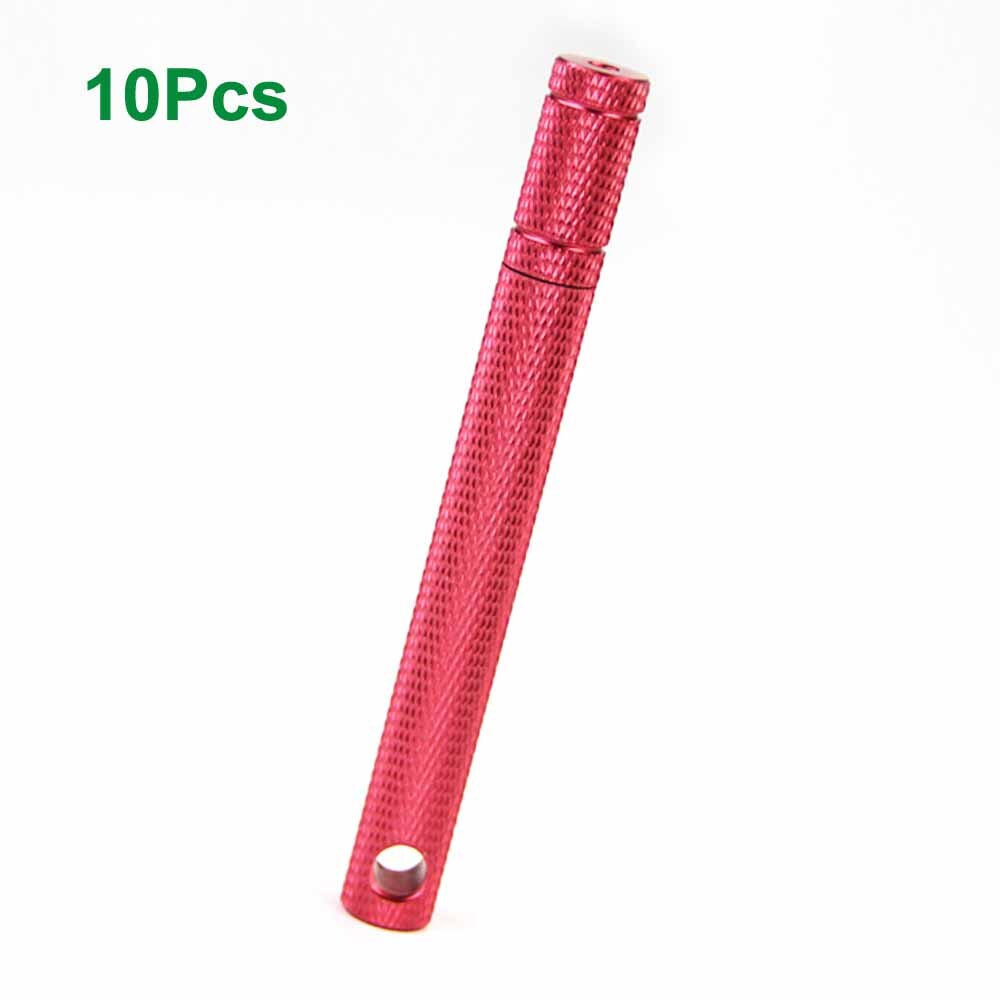 10Pcs/Lot Golf Clubs Iron Wedge Groove Sharpener Cleaner Cleaning Tool Golf Club Head Grooving Tool: Rose Red