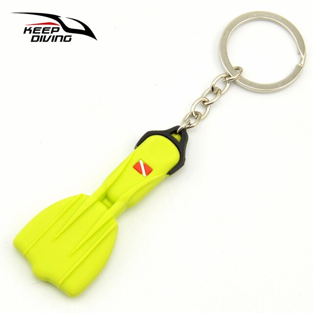 Mini Scuba Flipper Sleutelhanger Dive Vinnen Sleutelhanger Sleutelhanger Houder Sleutelhanger Hanger Ornamenten Ow Aow Keepsake Rits Handvat: A3