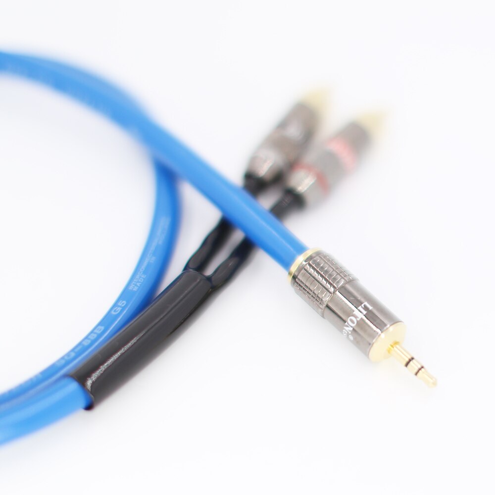 Cavo RCA da 1M cavo Audio da 2RCA a 3.5 cavo RCA da 3.5mm Jack RCA AUX per amplificatori DJ Subwoofer Mixer Audio Home Theater DVD