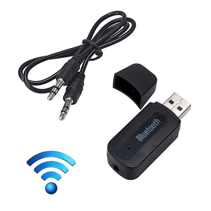 Voor Android/Ios Mobiele Telefoon 3.5Mm Jack Usb Bluetooth Aux Draadloze Car Audio Receiver A2DP Muziek Ontvanger Adapter
