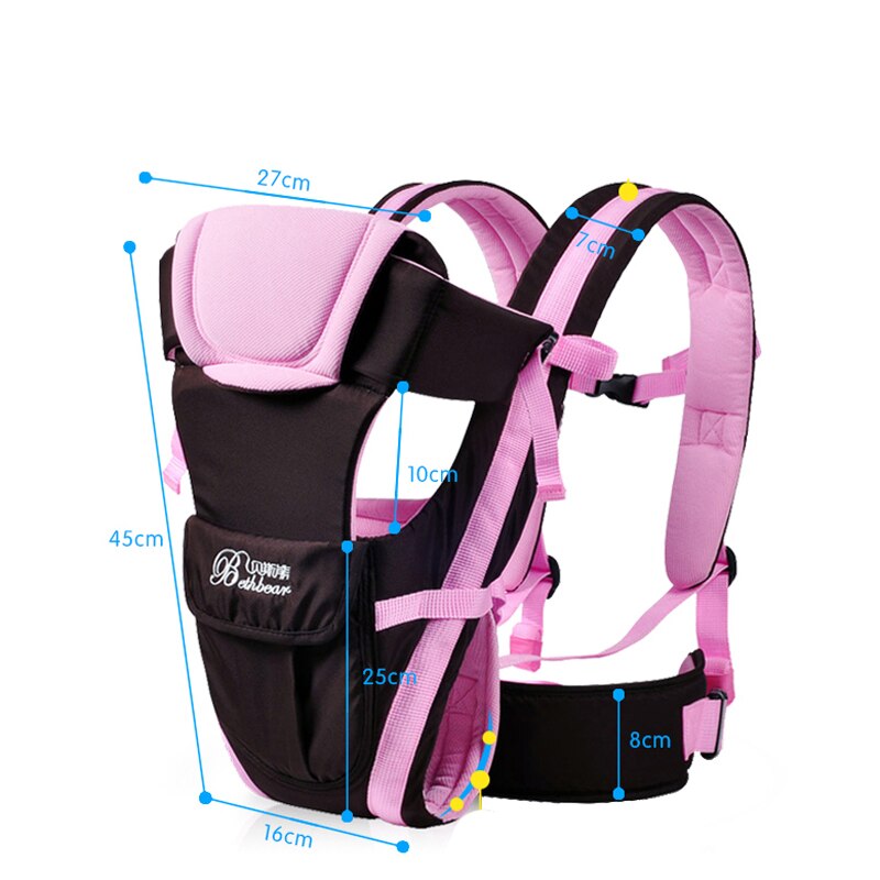 Beth Bear Ergonomische Draagzak 360 Porta Bebes Baby Sling Baby Rugzakken Mochila Bebe Baby kangoeroe Tas voor 2-30 maanden