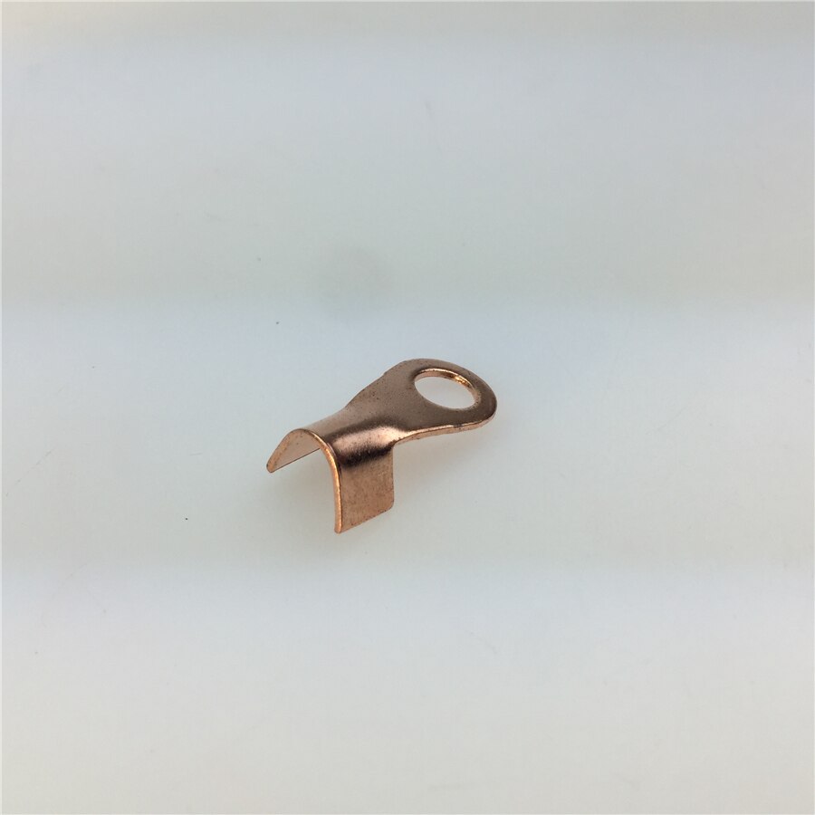 Accesorios para motocicleta de coche eléctrico STARPAD 20A pieza gruesa de material de cobre puro batería oreja, línea oreja, 6,5mm de apertura