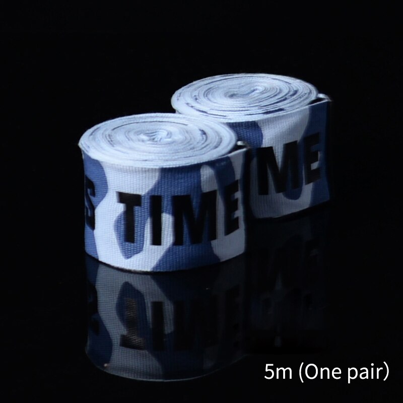 1 par boxning hand wraps bandage knytnäve innerhandskar muay thai par 3m/5m: Brun