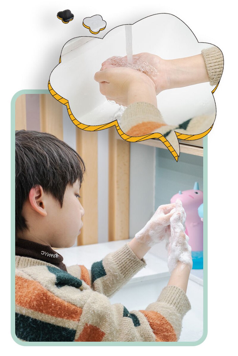 Automatic Soap Dispenser Induction Foaming Hand Washing Kids No Need To Press Product Children Health Care Home Accessories Tool