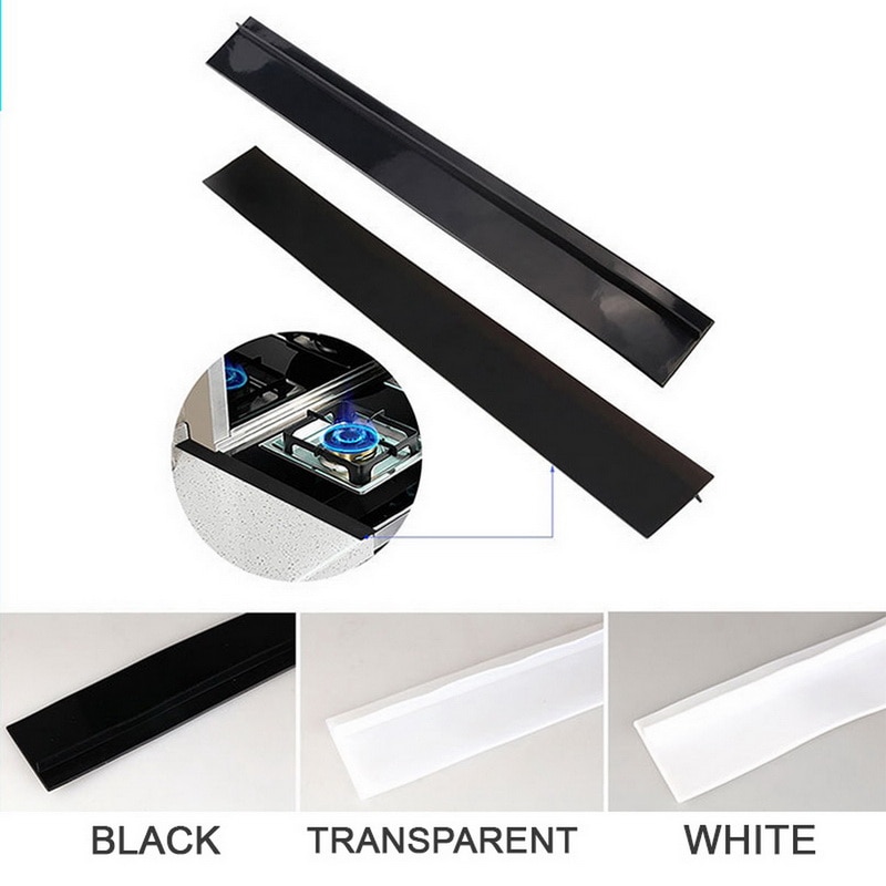 21 inch Silicone Stove Counter Gap Filler Sealing Spills Gap Fillers Easy Clean Gaps Cover Kitchen Supplies