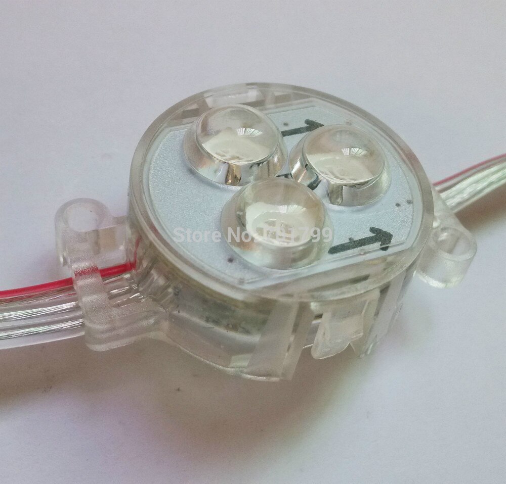 30mm diameter; 12V;UCS1903;addressable led smart module;0.72W;RGB full color;transparent cover