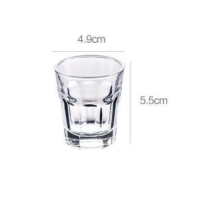 Vaso transparente de vino blanco, vaso de whisky pequeño, Mini vaso para beber, 1 ud.: C