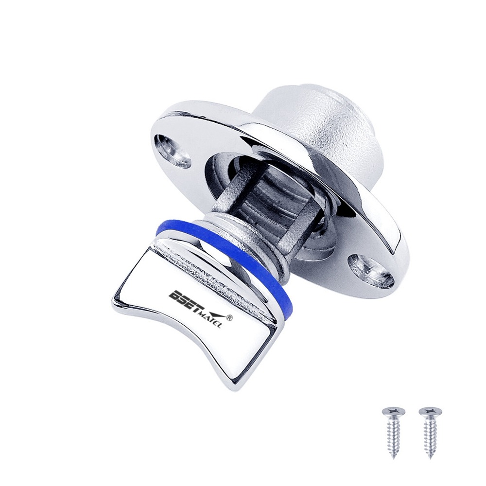 Universal Boat Garboard Transom Hull 1/25mm 3 Colors Drain Plug Socket 316 Stainless Steel Kayak Canoe Accessories: WHITE
