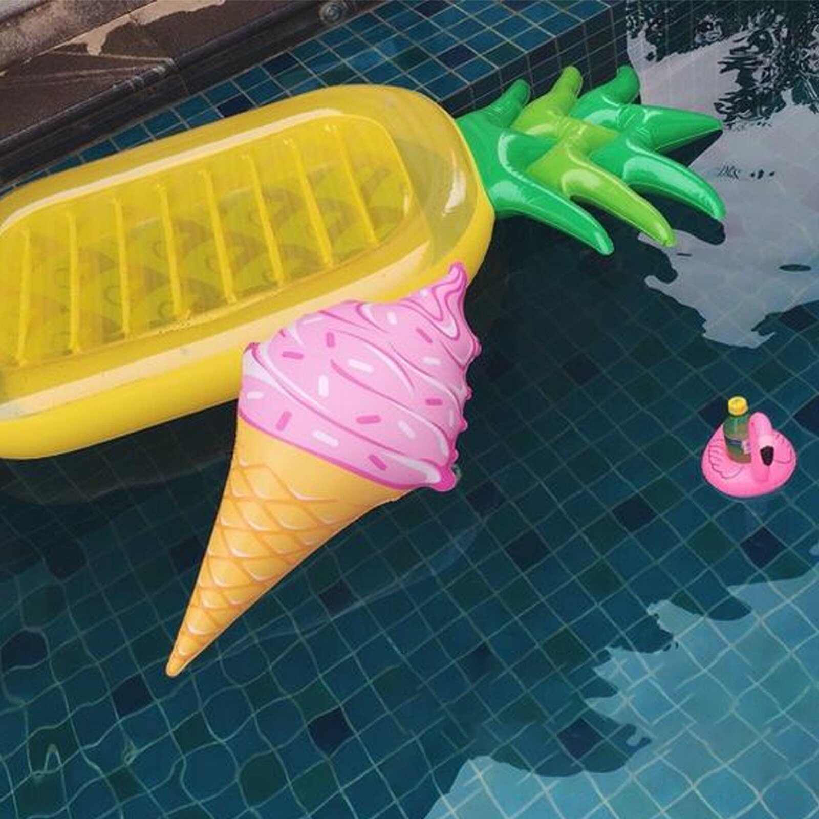 Opblaasbare Ijs Zwemmen Ring Water Pool Fun Float Opblaasbare Verjaardag Ijs Kinderen Zwembad Speelgoed Strand Speelgoed Zabawki