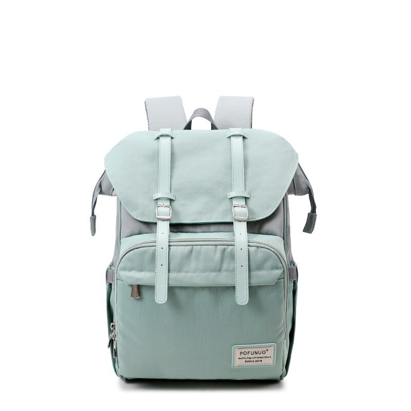 momie maternité Nappy sac grande capacité bébé sac voyage sac à dos concepteur sac d'allaitement pour les soins de bébé: Green