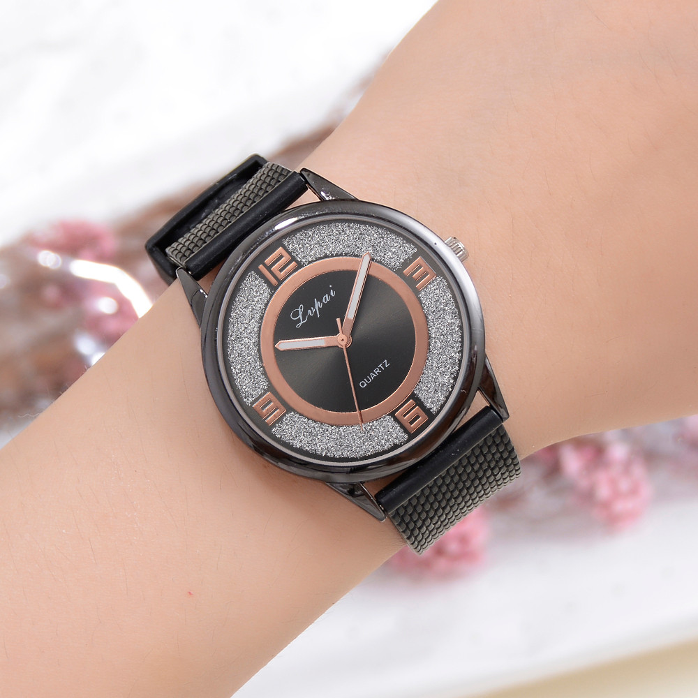 Lvpai Tops Brand Women Bracelet Watches Women's Casual Quartz Silicone strap Band Watch Wrist Watch relogio feminino