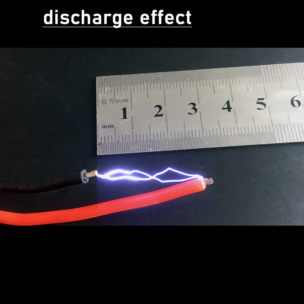 Generador de arco de alto voltaje, transformador de impulso, módulo de bobina de encendido para descarga de ozono de iones negativos, DC 15V a 40KV, 30KV