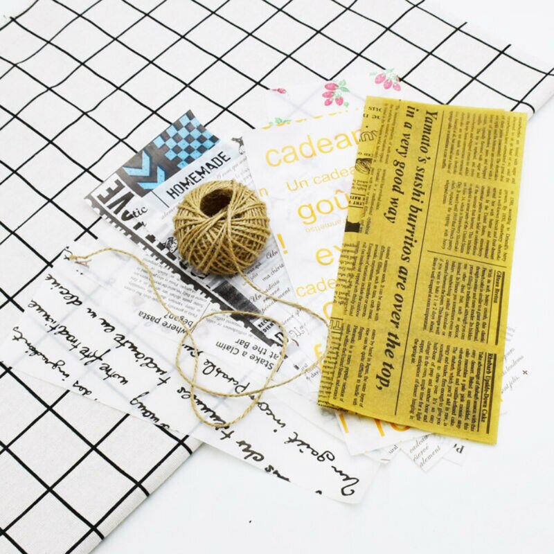 Cake Roll Oil Paper Bread Greaseproof Paper DIY Baking Packaging Paper